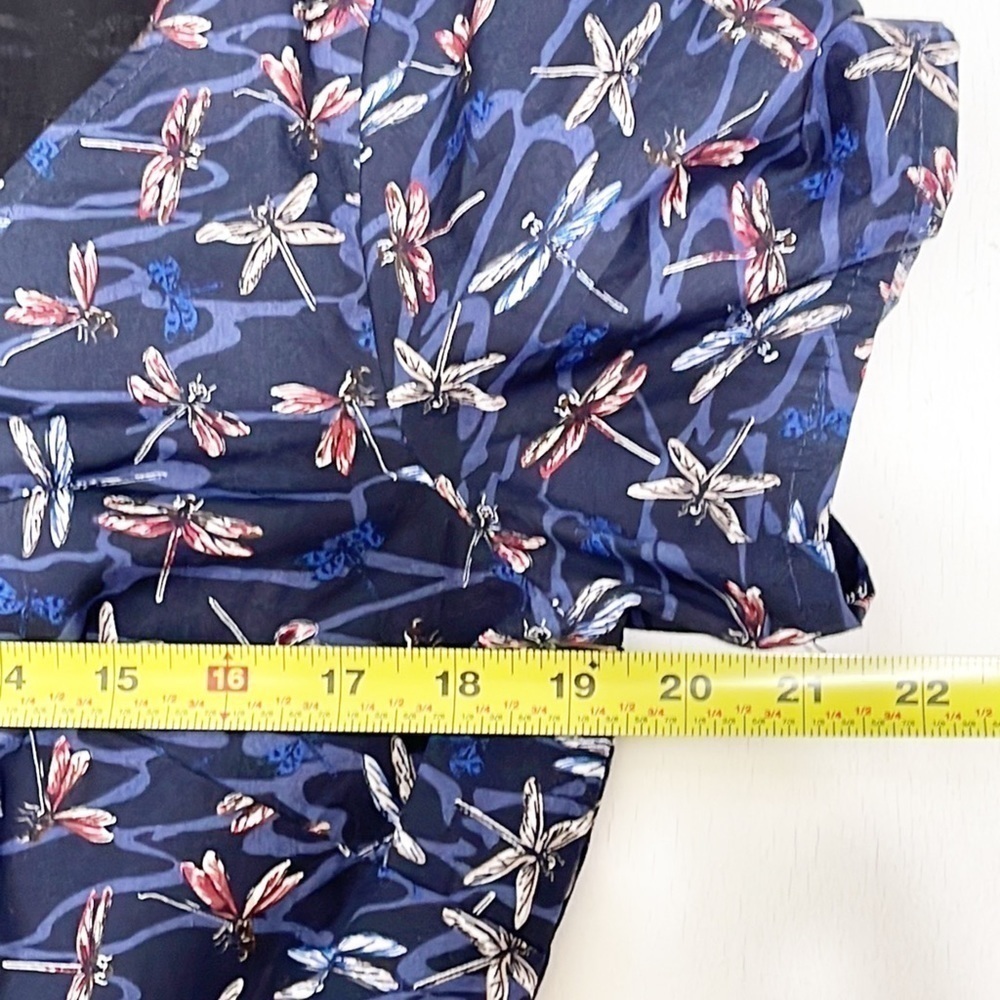 eShakti Custom Woman Dragon Fly Pattern Dress Size L - Picture 13 of 14